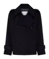 Max Mara Long-sleeved Casual Jacket In Blue