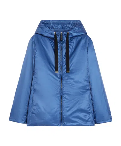 Max Mara Long-sleeved Casual Jacket In Blue