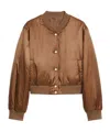 Max Mara Long-sleeved Casual Jacket In Brown