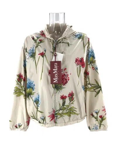 Max Mara Long-sleeved Casual Jacket In Nude
