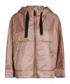Max Mara Long-sleeved Casual Jacket In Nude