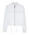 Max Mara Long-sleeved Casual Jacket In White
