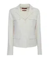 Max Mara Long-sleeved Casual Jacket In White