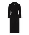 Max Mara Studio Cles Single-breasted Wool Coat In Black