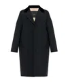Max Mara Long-sleeved Coat In Black
