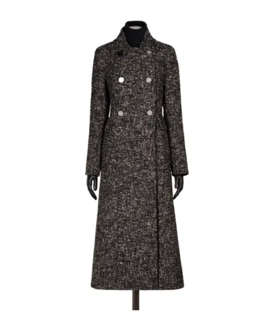 MAX MARA BOUTONNÉFABRIC REDINGOTE COAT