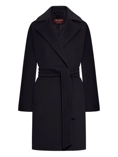 MAX MARA MAX MARA STUDIO LONG-SLEEVED BELTED COAT