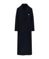 Max Mara Long-sleeved Coat In Black
