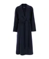Max Mara Long-sleeved Coat In Black
