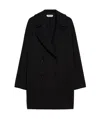 Max Mara Long-sleeved Coat In Black