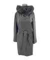 Max Mara Long-sleeved Coat In Black