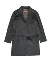 Max Mara Long-sleeved Coat In Black