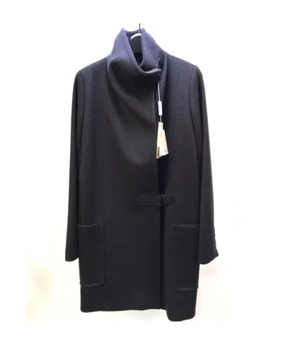 Max Mara Long-sleeved Coat In Black