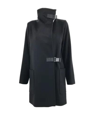 Max Mara Long-sleeved Coat In Black