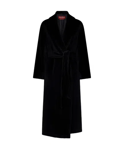 MAX MARA MAX MARA STUDIO BELTED LONG-SLEEVED COAT