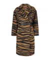 Max Mara Long-sleeved Coat In Black