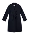 Max Mara Long-sleeved Coat In Black