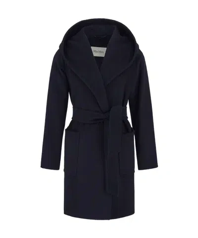 MAX MARA MAX MARA BELTED HOODED COAT
