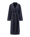 Max Mara Long-sleeved Coat In Black