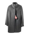Max Mara Long-sleeved Coat In Black