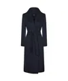Max Mara Long-sleeved Coat In Black