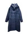 Max Mara Long-sleeved Coat In Blue