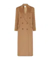 Max Mara Fungo Wool Coat In Brown