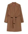 Max Mara Long-sleeved Coat In Brown