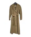 Max Mara Long-sleeved Coat In Brown