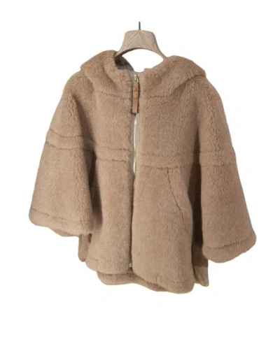 Max Mara Long-sleeved Coat In Brown