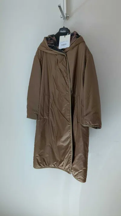 Max Mara Long-sleeved Coat In Brown