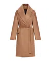 Max Mara Long-sleeved Coat In Brown