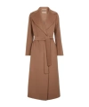 Max Mara Long-sleeved Coat In Brown