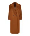 Max Mara Long-sleeved Coat In Brown