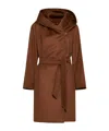 Max Mara Long-sleeved Coat In Brown