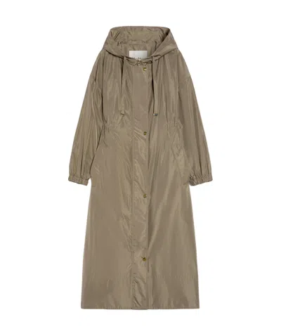 Max Mara Long-sleeved Coat In Gray