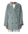Max Mara Women Wool-and-cashmere-blend Coat In Green