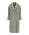 Max Mara Long-sleeved Coat In Gray