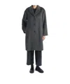 Max Mara Long-sleeved Coat In Gray