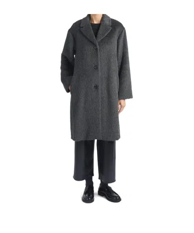 Max Mara Long-sleeved Coat In Gray