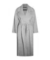 Max Mara Long-sleeved Coat In Gray