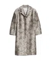 Max Mara Long-sleeved Coat In Gray