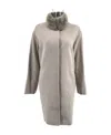 Max Mara Long-sleeved Coat In Gray