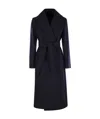 Max Mara Long-sleeved Coat In Multicolor