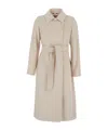 Max Mara Long-sleeved Coat In Neutral
