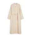 Max Mara Long-sleeved Coat In Nude