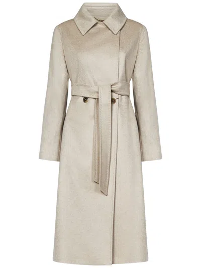 MAX MARA MAX MARA STUDIO DOUBLE-BREASTED BELTED COAT