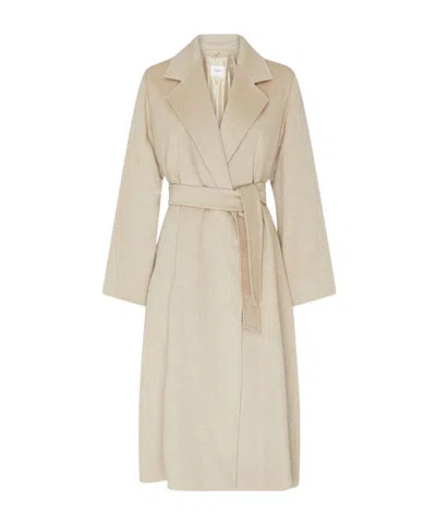 Max Mara Ludmilla Icon Belted Coat In Brown
