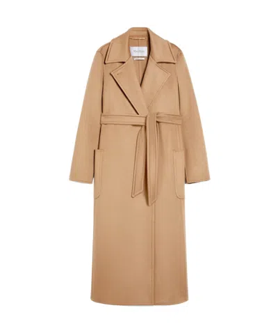 MAX MARA MAX MARA BUTTON DETAILED BELTED COAT