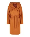 Max Mara Newmang Orange Coat In Orange